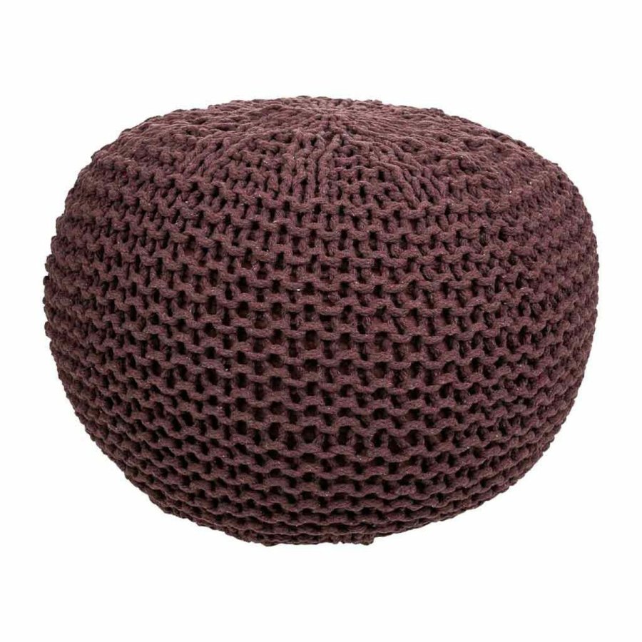 Puf Alexandra House Living Mrkebrun polystyren 40 x 30 x 40 cm #1