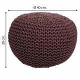 Puf Alexandra House Living Mrkebrun polystyren 40 x 30 x 40 cm #21