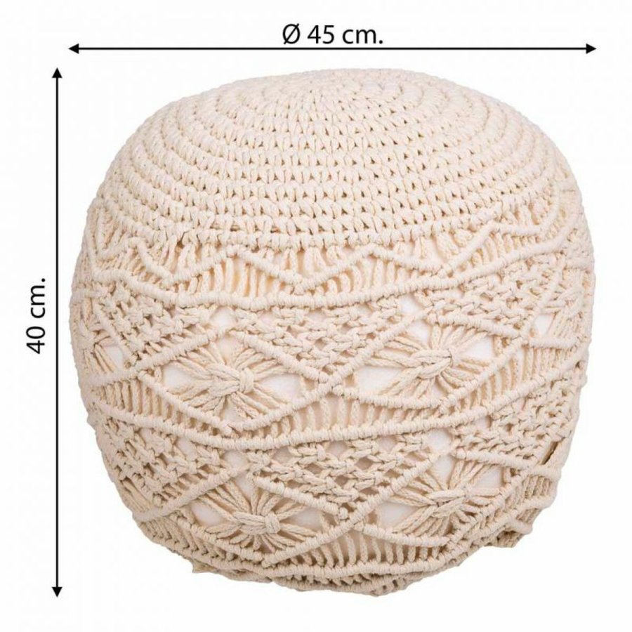 Puf Alexandra House Living Fldefarvet polystyren 45 x 40 x 45 cm #26