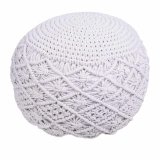 Puf Alexandra House Living Hvid polystyren 45 x 33 x 45 cm #1