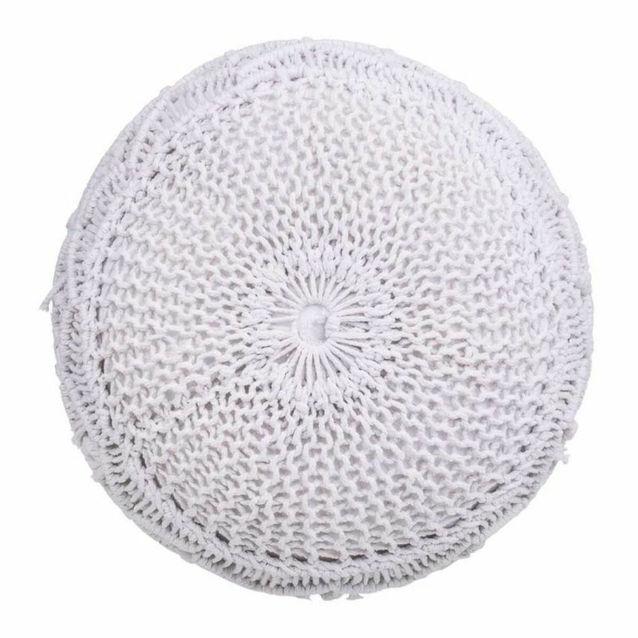 Puf Alexandra House Living Hvid polystyren 45 x 40 x 45 cm #16