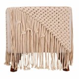 Taburet Alexandra House Living Fldefarvet Bambus Svamp Tr MDF 45 x 45 x 45 cm #11
