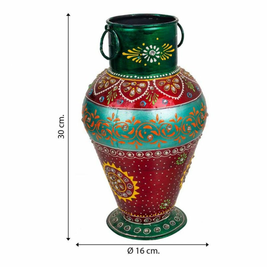 Vase Alexandra House Living Jern 16 x 30 x 16 cm #7