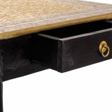 Sofabord Alexandra House Living Sort Gylden 44 x 15 x 44 cm #6