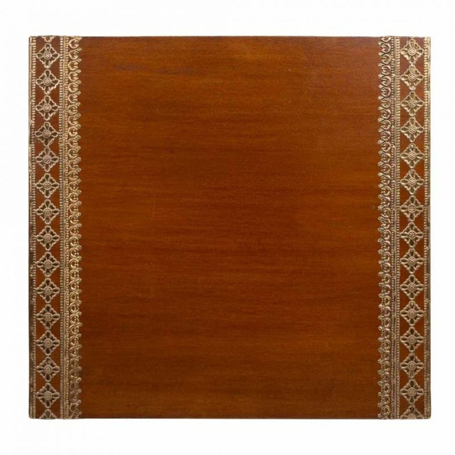 Sofabord Alexandra House Living Brun Gylden 40 x 48 x 42 cm #6