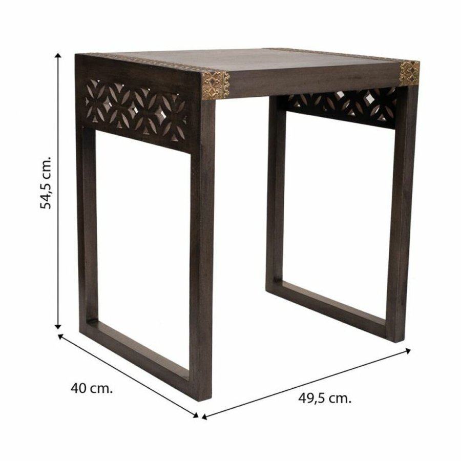 Sofabord Alexandra House Living Gr Gylden 40 x 54 x 49 cm #6