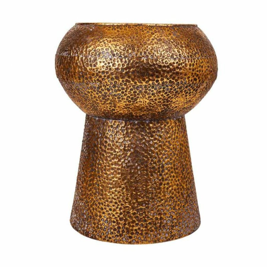 Taburet Alexandra House Living Gylden Jern 35 x 44 x 35 cm #6