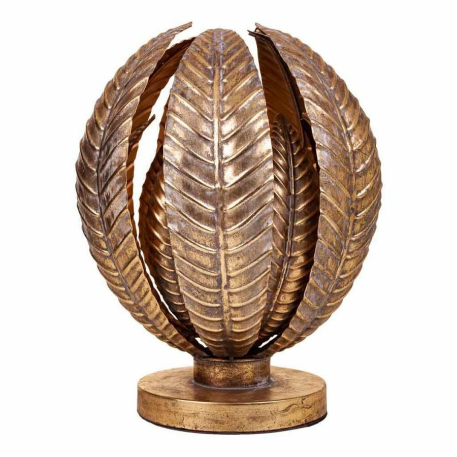 Bordlampe Alexandra House Living Gylden Jern 35 x 39 x 35 cm #2