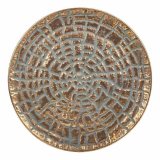 Borddekoration Alexandra House Living Gylden Jern 55 x 5 x 55 cm #3