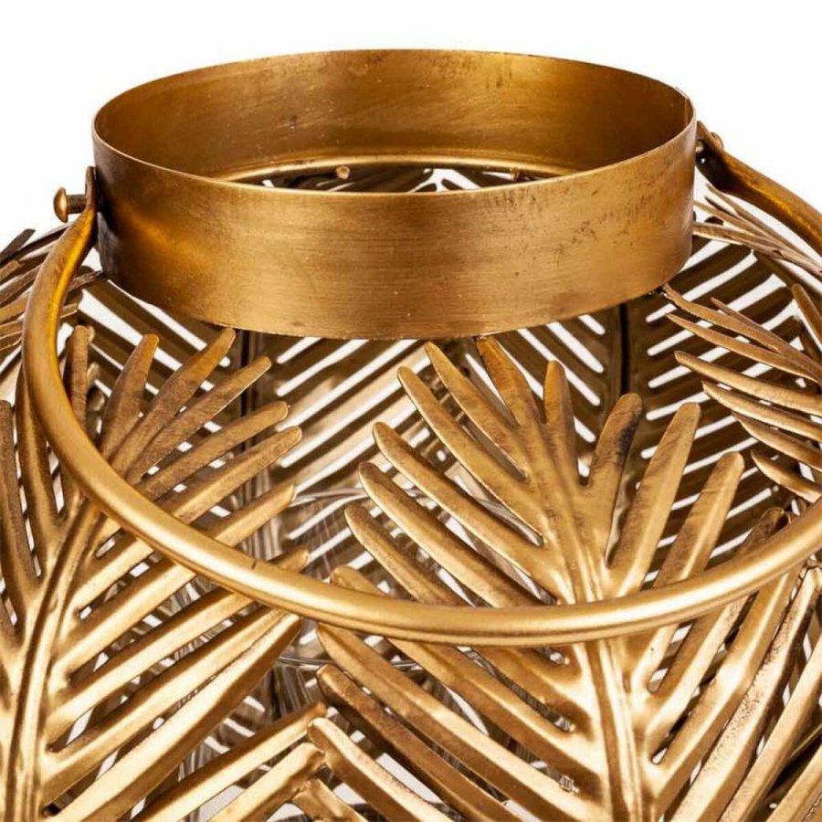 Lyseholder Alexandra House Living Gylden Jern 34 x 27 x 34 cm #5