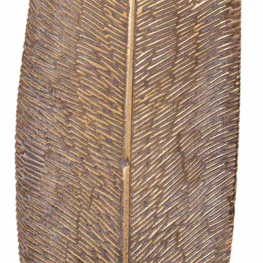 Lysestage Alexandra House Living Gylden Jern 16 x 60 x 17 cm Fjer #5