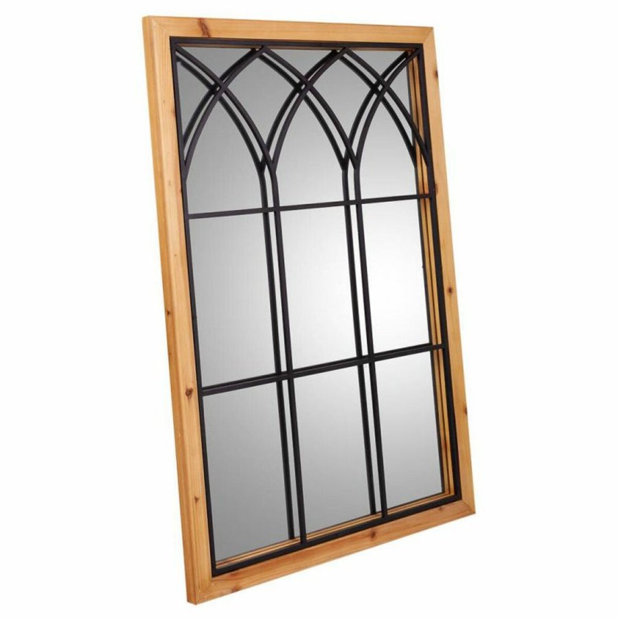 Vgspejl Alexandra House Living Sort 2 x 90 x 60 cm Rektangulr #11