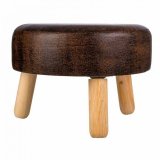 Taburet Alexandra House Living Brun Polyuretan Tr MDF 40 x 29 x 40 cm #6