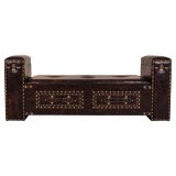 Stol Alexandra House Living Sort Polyuretan Tr MDF 40 x 52 x 130 cm #6
