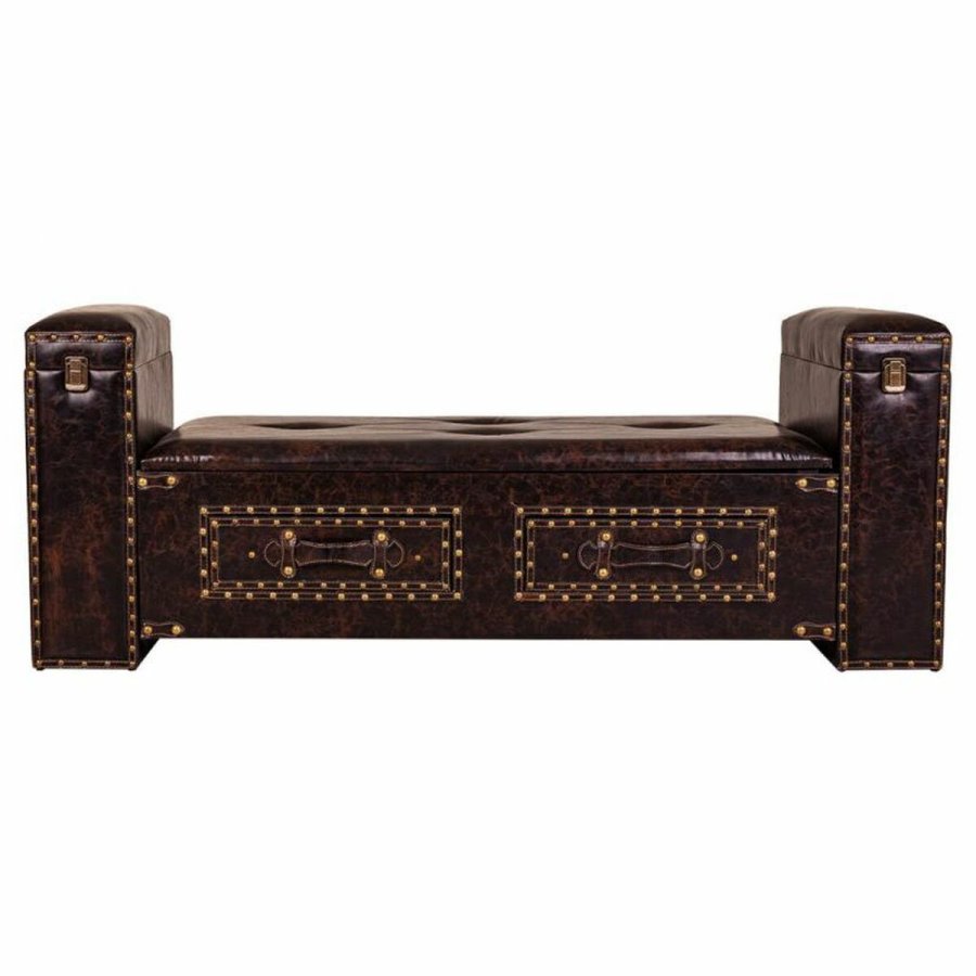 Stol Alexandra House Living Sort Polyuretan Tr MDF 40 x 52 x 130 cm #6