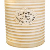 Dekorativ kande Alexandra House Living Hvid Beige Metal Mlkekande 22 x 39 x 25 cm #5