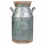 Dekorativ kande Alexandra House Living Metal Mlkekande 22 x 39 x 25 cm #2