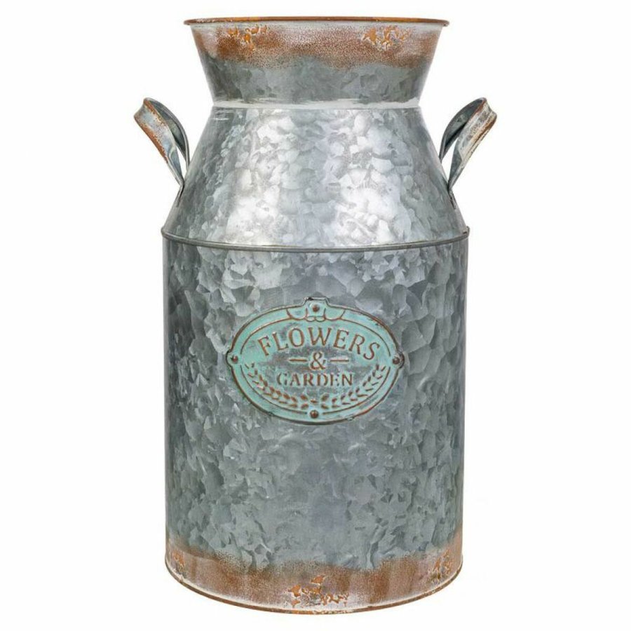 Dekorativ kande Alexandra House Living Metal Mlkekande 22 x 39 x 25 cm #2