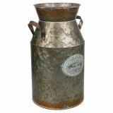 Dekorativ kande Alexandra House Living Metal Mlkekande 22 x 39 x 25 cm #1