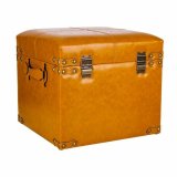 Taburet Alexandra House Living Gul Polyuretan Tr MDF 38 x 35 x 38 cm #21