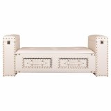 Stol Alexandra House Living Hvid Polyuretan Tr MDF 40 x 52 x 130 cm #11