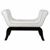 Stol Alexandra House Living Hvid Polyuretan Tr MDF 40 x 65 x 90 cm #11