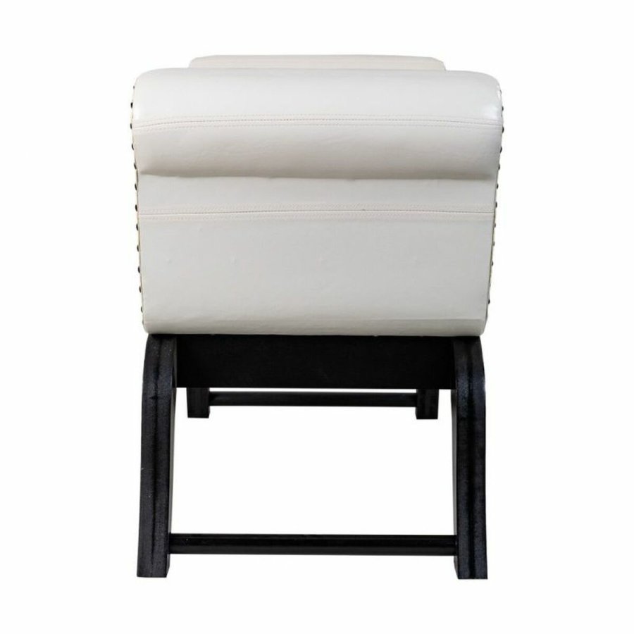 Stol Alexandra House Living Hvid Polyuretan Tr MDF 40 x 65 x 90 cm #16