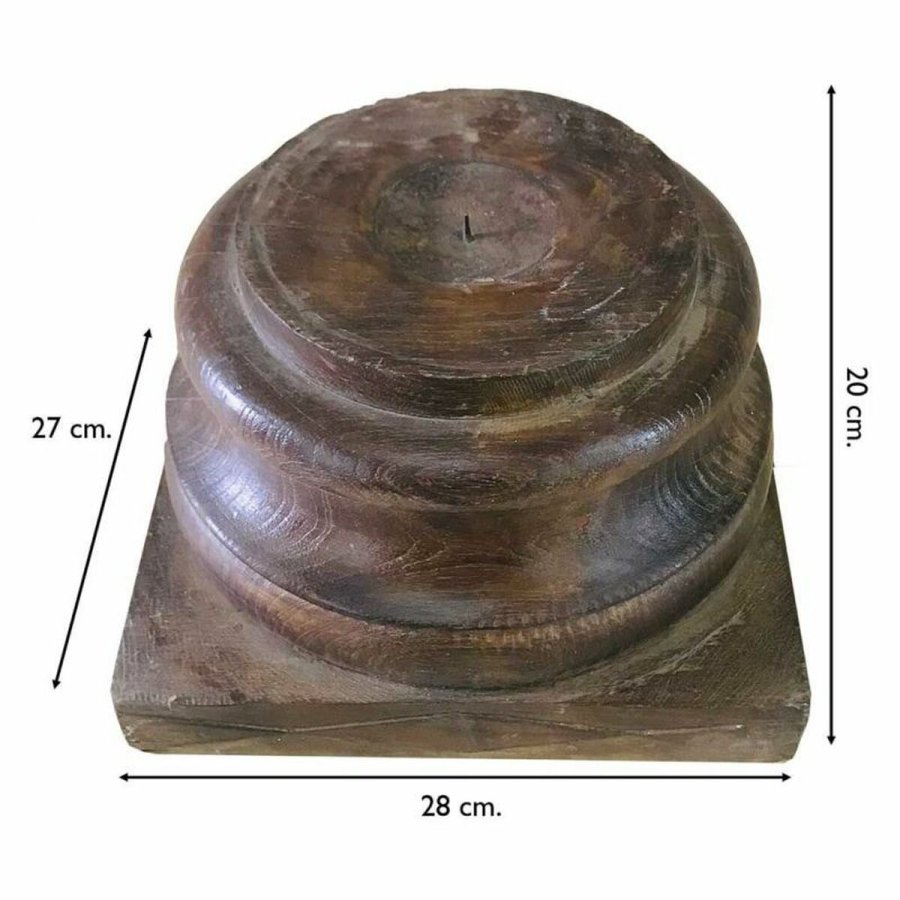 Lysestage Alexandra House Living Genbrugt Tr 27 x 20 x 28 cm #5