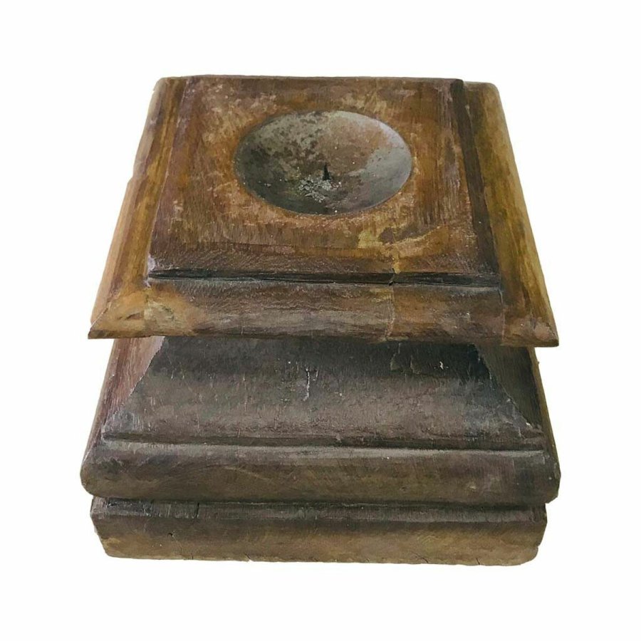 Lysestage Alexandra House Living Genbrugt Tr 28 x 22 x 28 cm #1