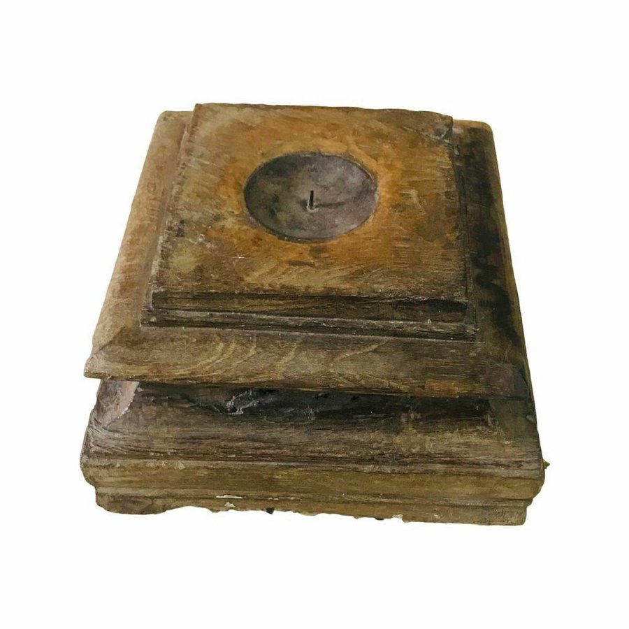 Lysestage Alexandra House Living Genbrugt Tr 25 x 14 x 25 cm #1