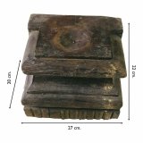 Lysestage Alexandra House Living Genbrugt Tr 20 x 22 x 27 cm #4