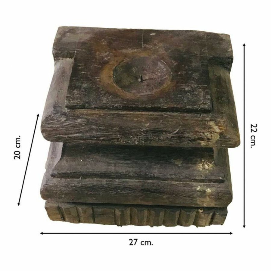 Lysestage Alexandra House Living Genbrugt Tr 20 x 22 x 27 cm #4