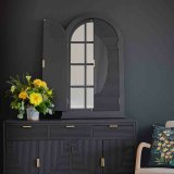 Vgspejl Alexandra House Living Gylden Mrkegr 5 x 105 x 62 cm Rektangulr #6
