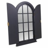 Vgspejl Alexandra House Living Gylden Mrkegr 5 x 105 x 62 cm Rektangulr #1
