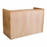 Stol Alexandra House Living Brun Natur Paulonia tr Tr MDF 38 x 53 x 80 cm Skostativ #21
