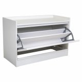 Stol Alexandra House Living Slvfarvet Tr MDF 38 x 53 x 80 cm Skostativ #21