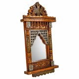 Vgspejl Alexandra House Living Hvid 7 x 71 x 31 cm Geometri #1