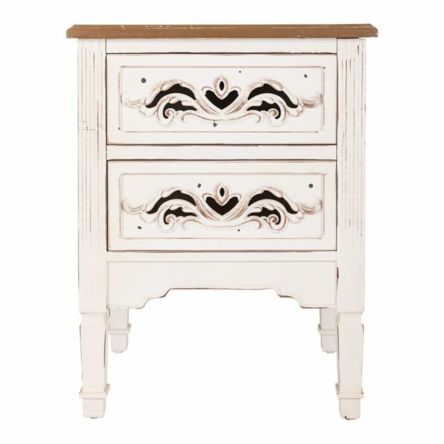 Natbord Alexandra House Living Hvid 38 x 62 x 48 cm #16