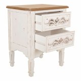 Natbord Alexandra House Living Hvid 38 x 62 x 48 cm #21