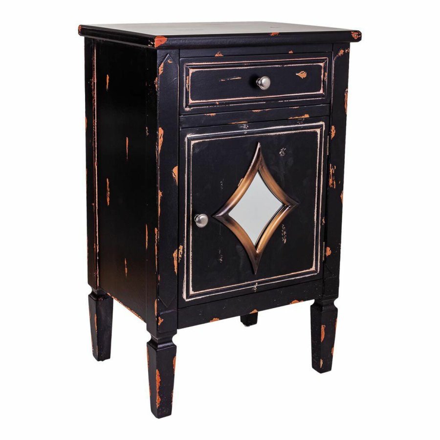 Natbord Alexandra House Living Sort 36 x 76 x 48 cm #1