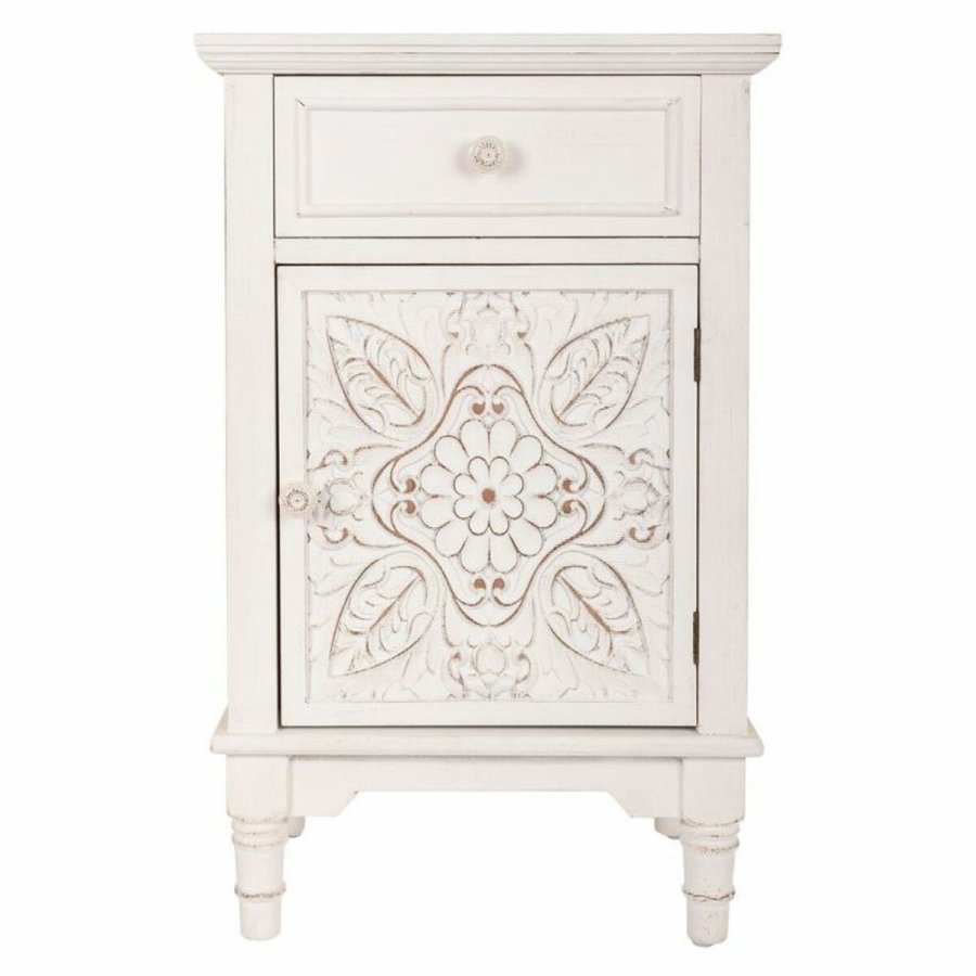 Natbord Alexandra House Living Hvid 32 x 74 x 46 cm #11