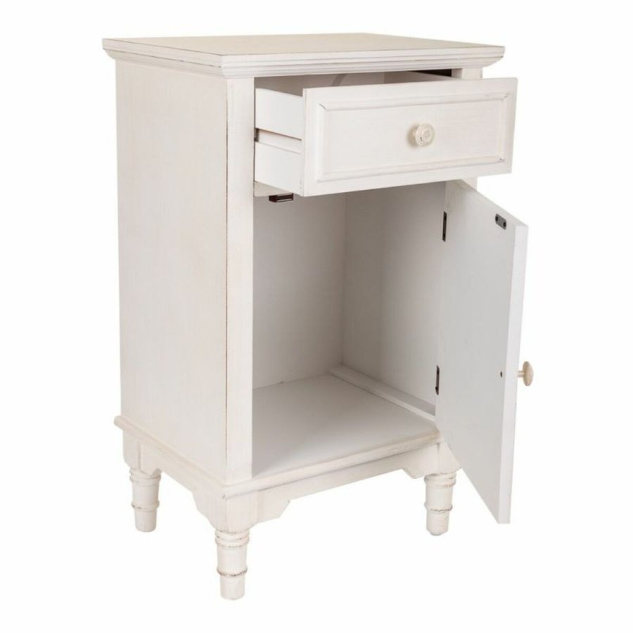 Natbord Alexandra House Living Hvid 32 x 74 x 46 cm #16