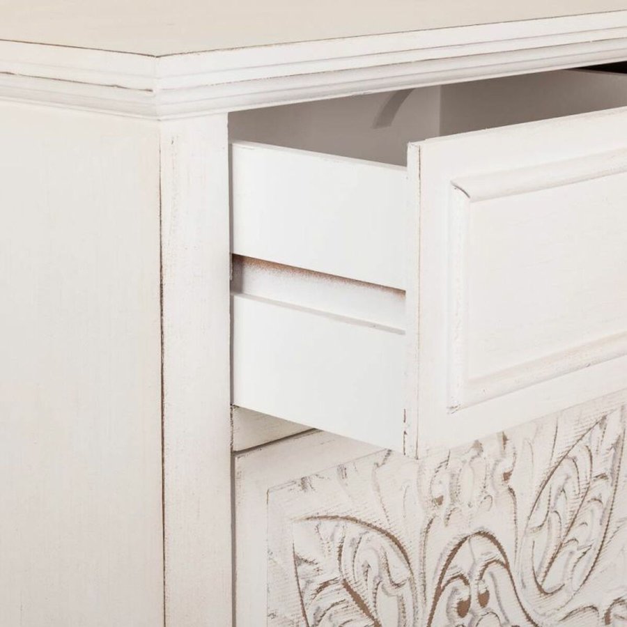Natbord Alexandra House Living Hvid 32 x 74 x 46 cm #26