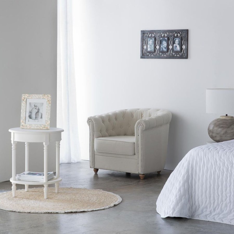 Hjrnebord Alexandra House Living Hvid 50 x 60 x 50 cm #2