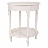 Hjrnebord Alexandra House Living Hvid 50 x 60 x 50 cm #1