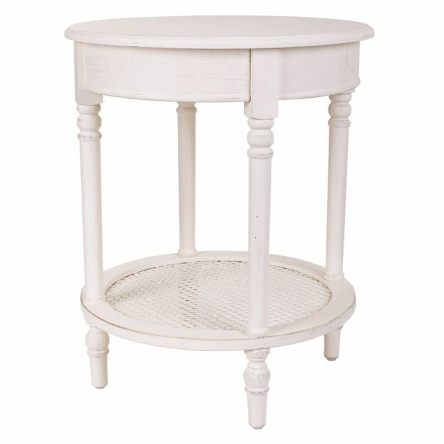 Hjrnebord Alexandra House Living Hvid 50 x 60 x 50 cm #1