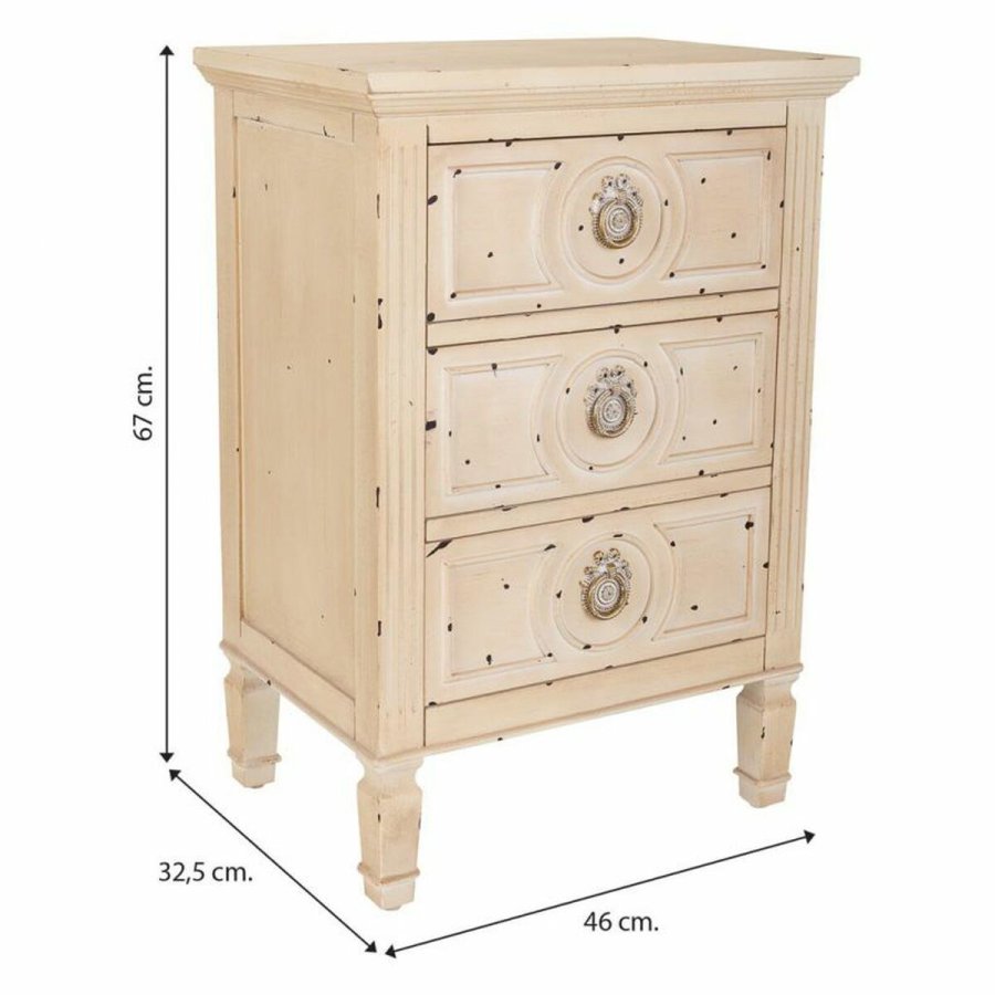 Natbord Alexandra House Living Beige 32 x 67 x 46 cm #31