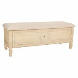 Stol Alexandra House Living Beige Svamp Gran 43 x 48 x 120 cm #1