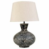 Bordlampe Alexandra House Living Sort Jern 31 x 62 x 31 cm #4