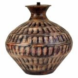 Bordlampe Alexandra House Living Brun Jern 31 x 58 x 31 cm #5